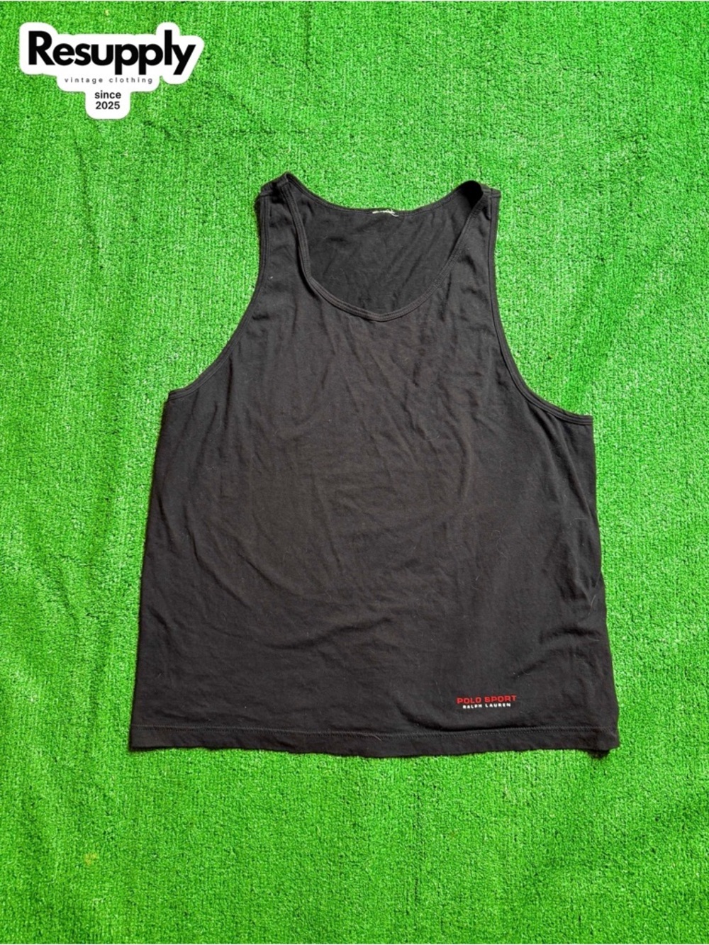 Polo Sport Ralph Lauren Black Tank Top
Size XL
